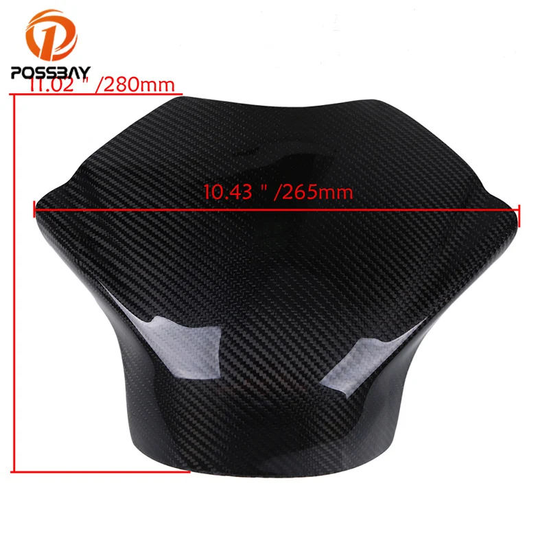 Накладка на Бензобак Мотоцикла POSSBAY протектор топливного масла углеродное