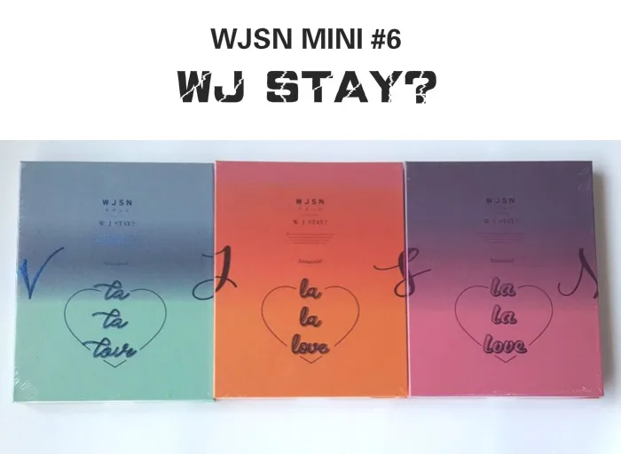 

[MYKPOP]~ 100% Официальный оригинал ~ WJSN MINI #6 WJ STAY CD, KPOP Fans коллекция SA19090301