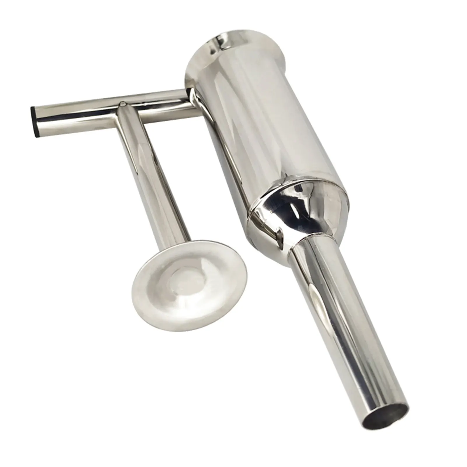 

304 Stainless Steel Manual Household Kitchen Small Enema Machine Rotating Handle Homemade Meat And Sausage Making Tools
