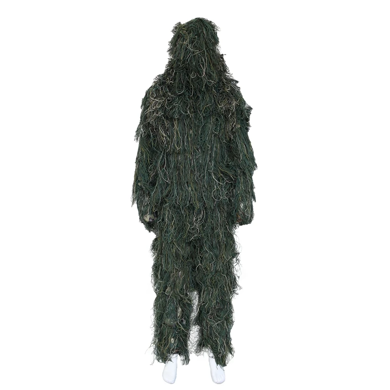 

3D Universal Camouflage Suits Woodland Clothes Adjustable Size Ghillie Suit for Hunting Camouflage Set Kits