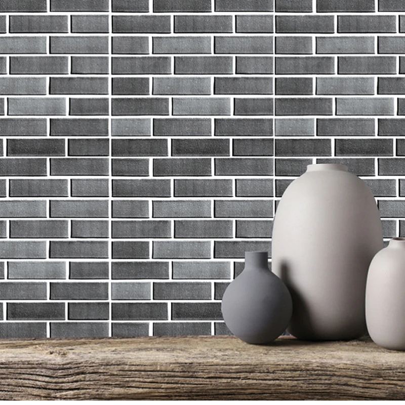 Наклейка на стену в виде кирпичной стены самоклеящиеся водонепроницаемые обои