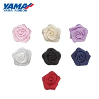 yama rose flower diameter 10mm%c2%b12mm 200pcsbag stain ribbon for girls apparel hair accessories diy decoration