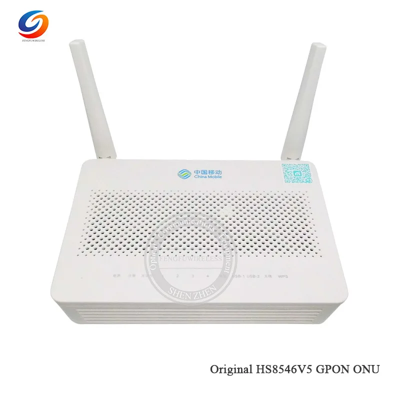 Бесплатная доставка Набор из 10 шт. Chespest б/у HS8546V5 HS8145V GPON ONU ONT 4GE + 1TEL 2USB 2 4G & 5G