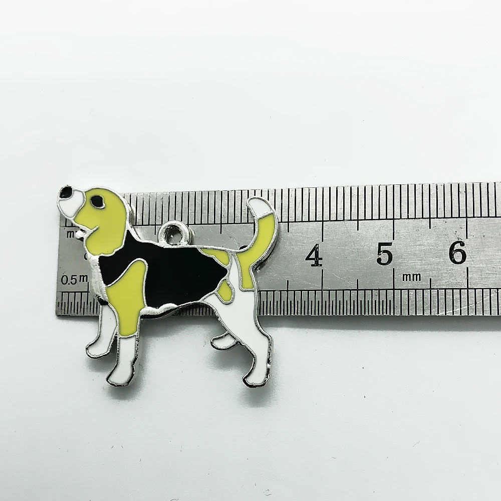 Hot popular family pet dog jewelry key chain enamel craft beagle pendant metal | Украшения и аксессуары