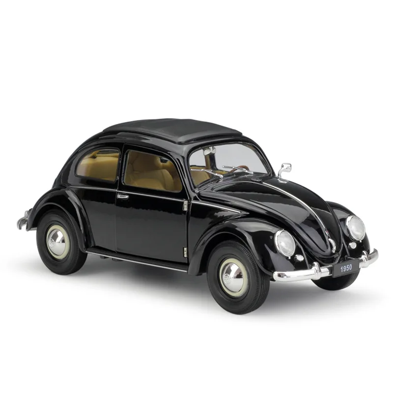 

WELLY 1:18 Volkswagen VW Classic Beetle Alloy Luxury Vehicle Diecast Pull Back Cars Model Toys for Boy Collection