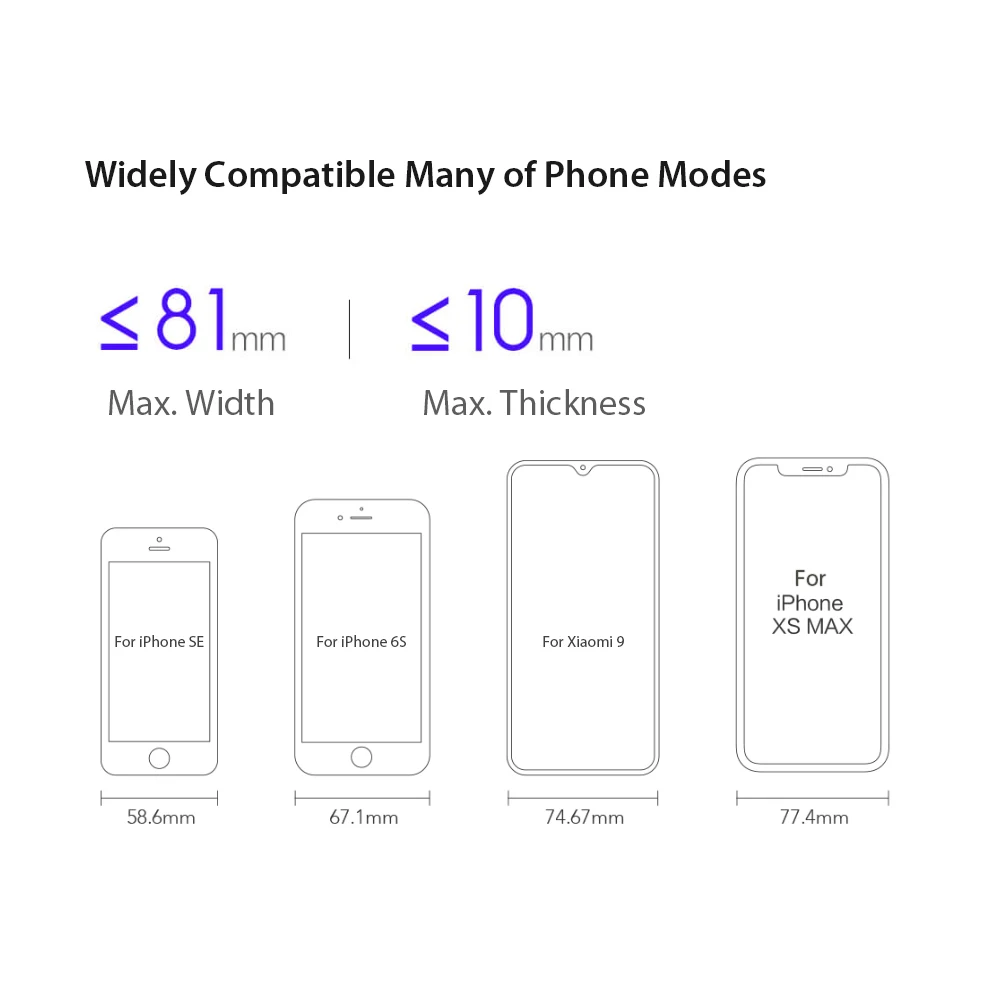 Оригинальное беспроводное автомобильное зарядное устройство Xiaomi ZMI WCJ10 с держателем для телефона 20 Вт Быстрая зарядка для мобильного телефона для huawei iPhone iPad зарядное устройство