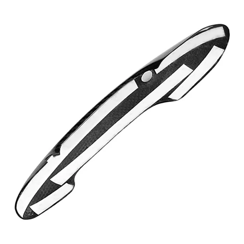 Топ! защита из углеродного волокна дверная ручка крышка аксессуары с замочным