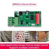 1 channel dmx512 servo driver motor controller module electronic kits support canon sear for induction device free test software