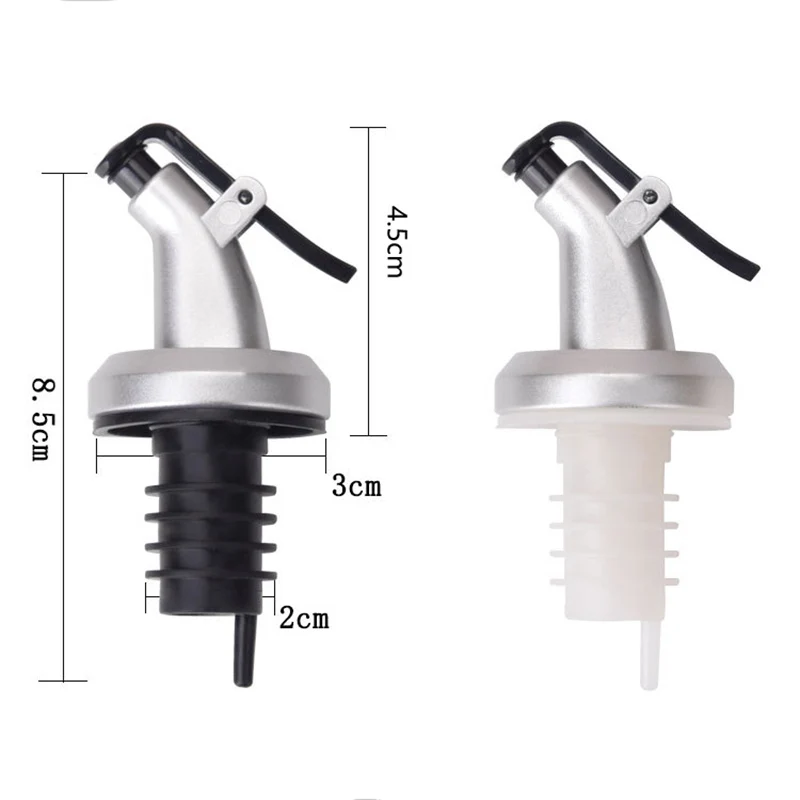 

Oil Sauce Vinegar Bottle Flip Cap Stopper Dispenser Pourer Kitchen Tool with Drip Free Design BOM666