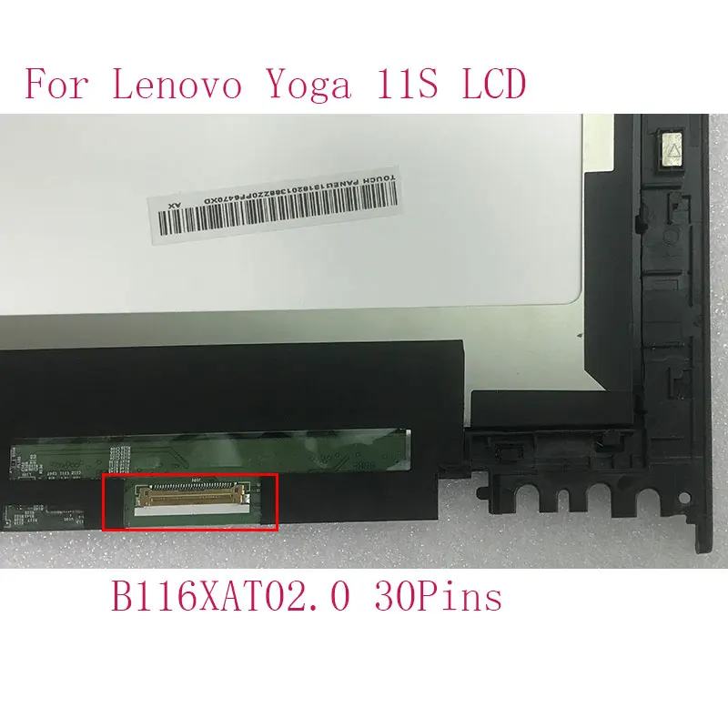 ЖК-экран для ноутбука 11 6 дюйма + сенсорный дигитайзер в сборе B116XAT02.0 Lenovo IdeaPad Yoga 11S