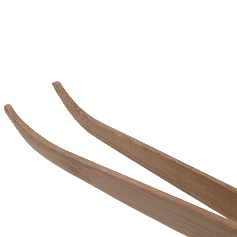 

Angled Reptile Feeding Tongs Tweezers 28cm Bamboo Eco-Friendly Feeding Tool New