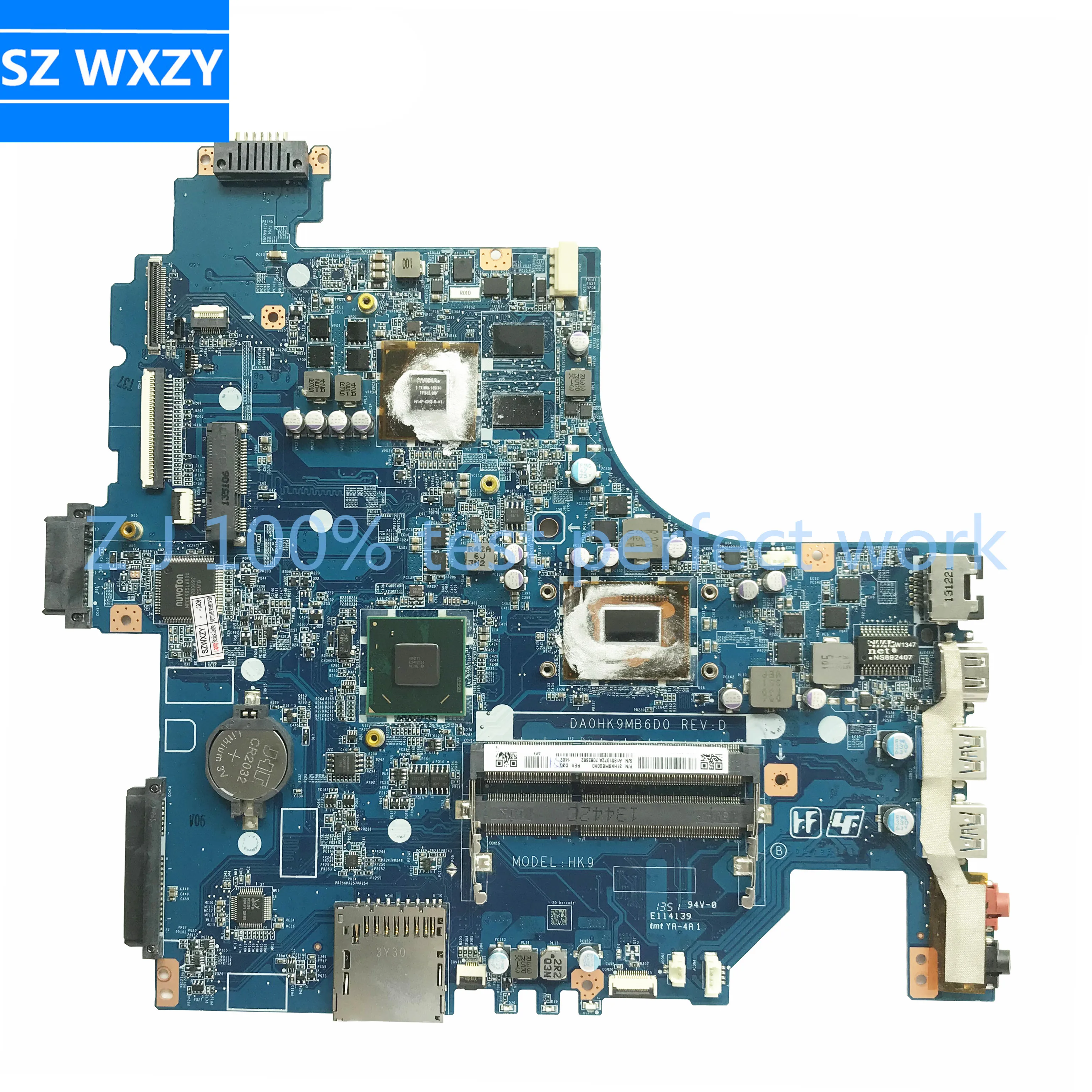 Материнская плата для ноутбука SONY SVF152 серии SVF152A A1951372A DA0HK9MB6D0 I3-3217U HM76 DDR3 GT740M 1 ГБ 100%
