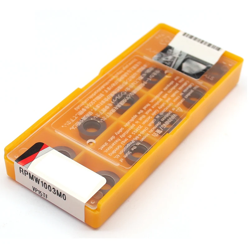 

10Pcs RPMW1003MO VP15TF Tungsten Carbide Insert Milling Cutter RPMW 1003 MO Cnc Lathe Mill Tools