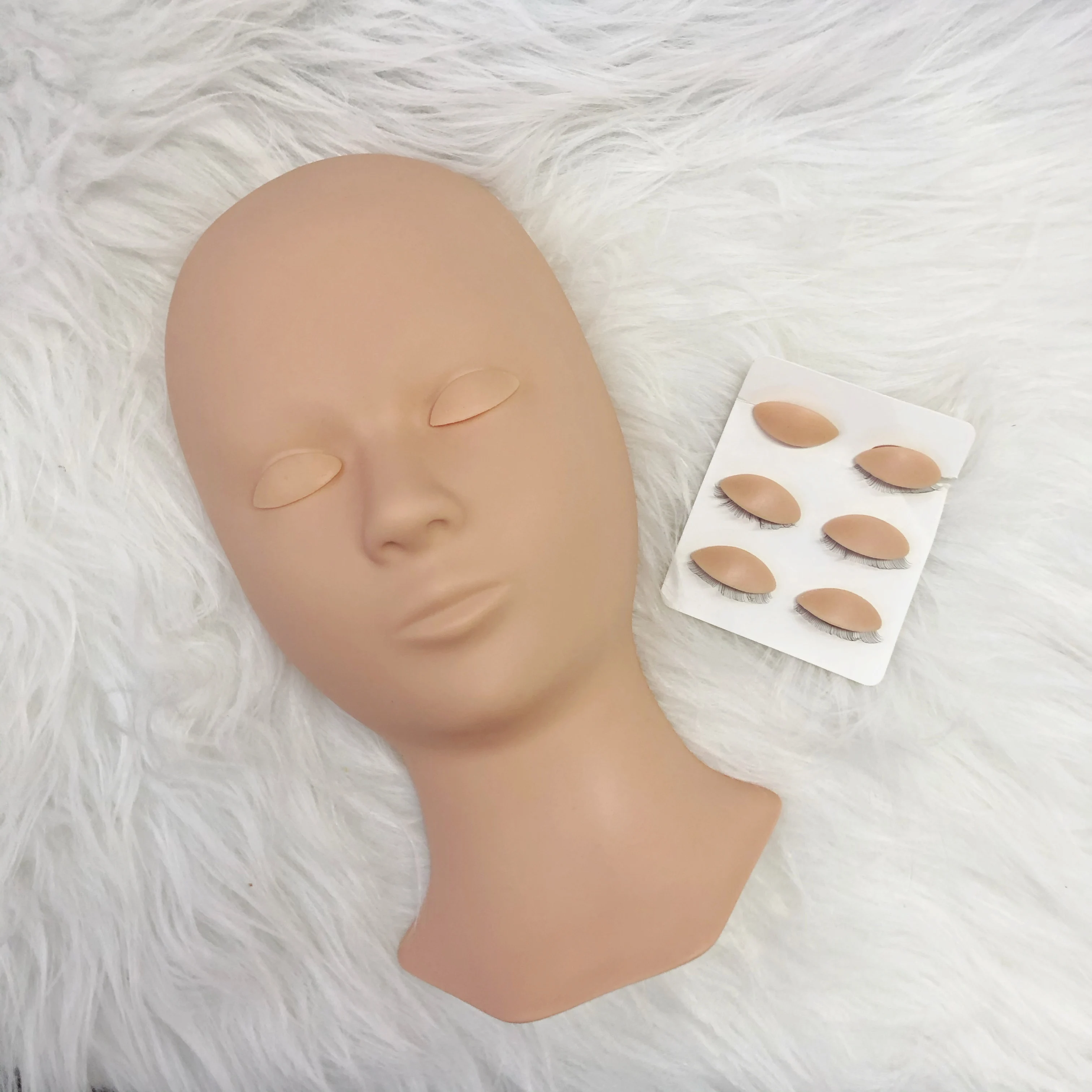 

Wholesale Vendor Training Eyelashes Extensions Practice Model Lashes Head Model Mannequin Head Practice Model