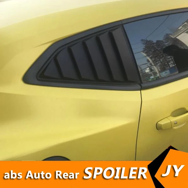 Для Chevrolet Camaro 2016-2019 Sedan ABS затемненная задняя дверь жалюзи рамка подоконник