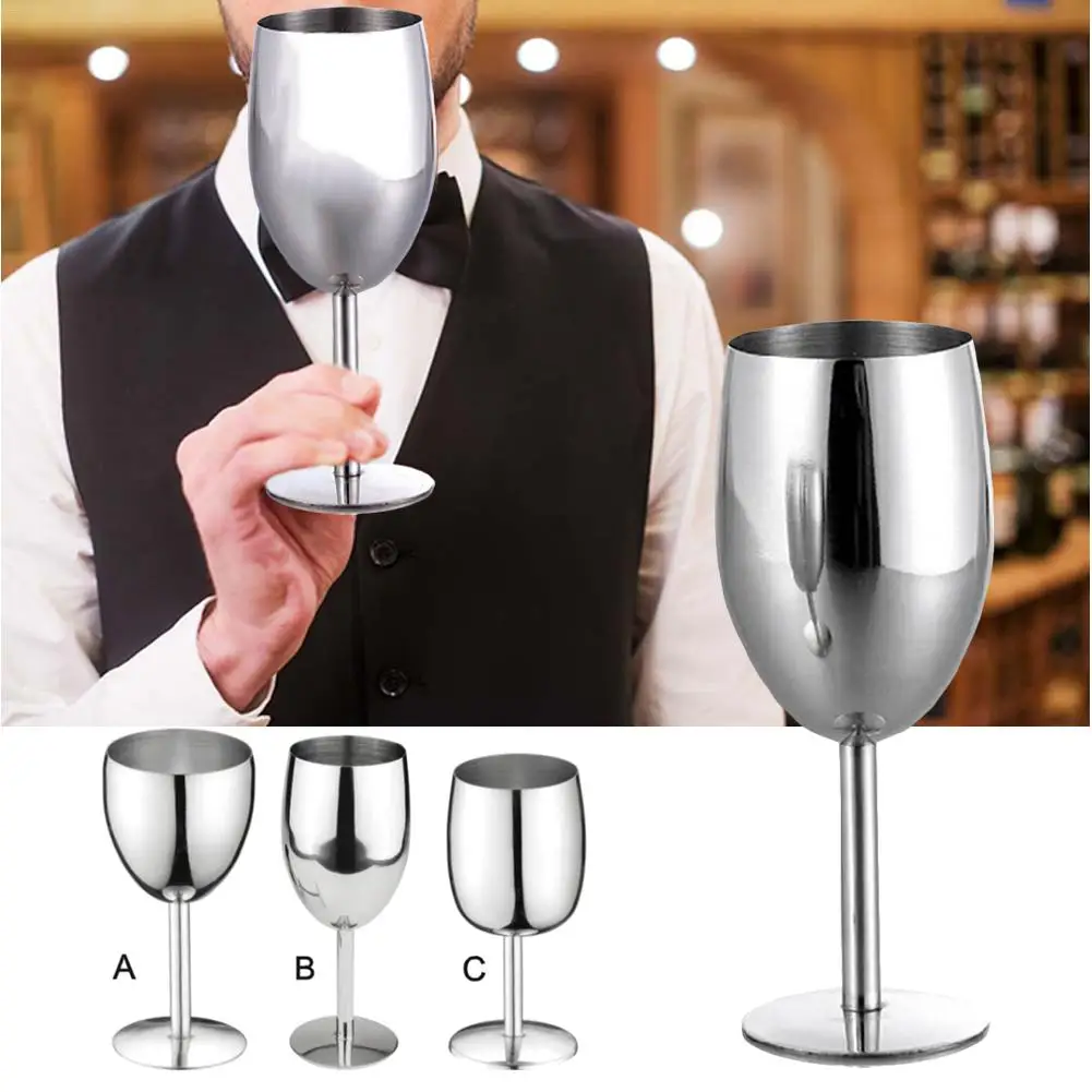 Бокалы для вина бокалы из нержавеющей стали сока шампанского кухонный