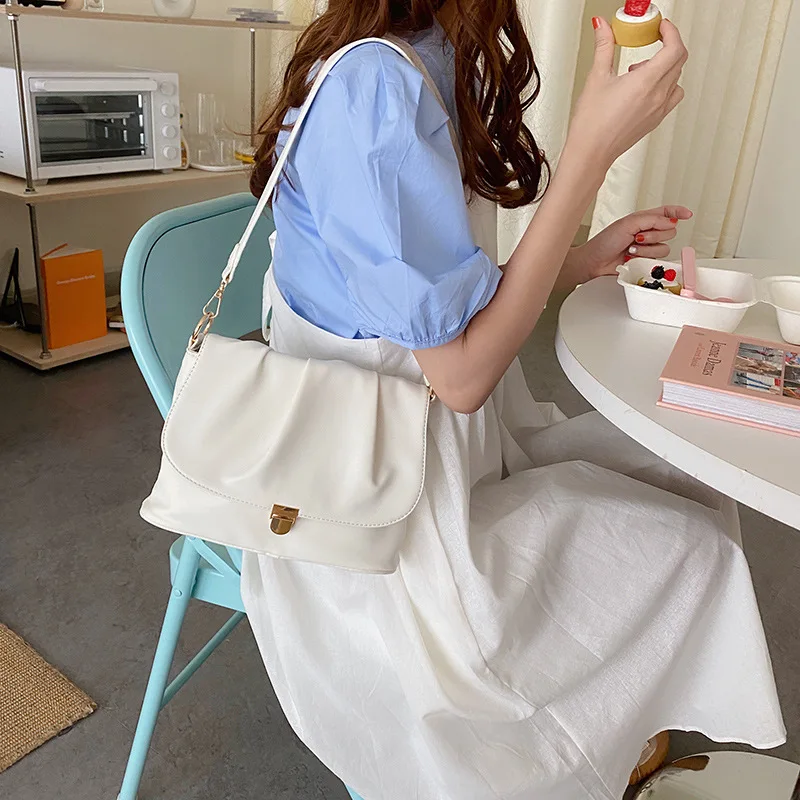 

Soft Pu Leather Crossbody Bags for Women 2021 Fashion Female Handbags Woman Shoulder Messenger Bag Korean Lady Phone Bag Purses