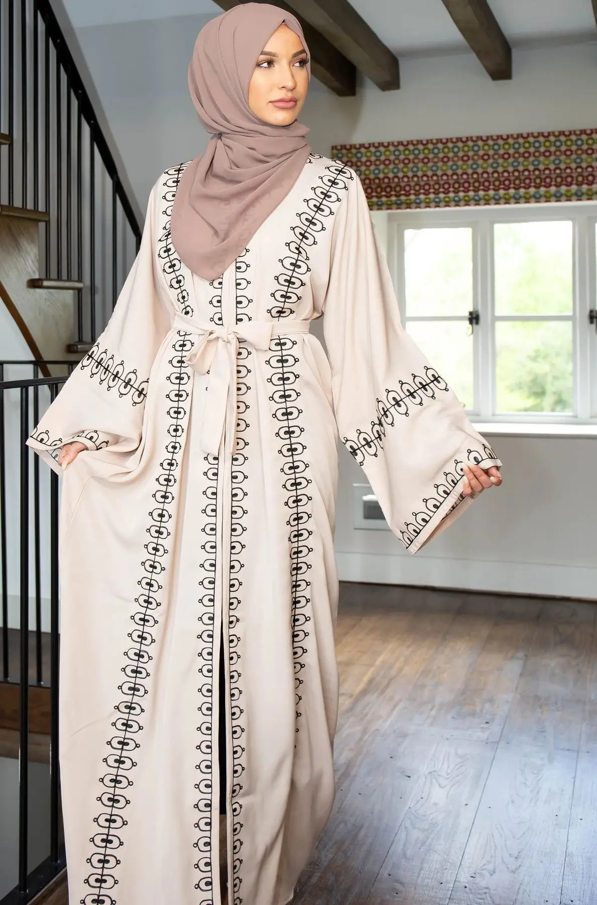 

Ramadan Kaftan Dubai Abaya Kimono Cardigan Turkey Hijab Muslim Dress Caftan Marocain Islamic Clothing Turkish Abayas For Women