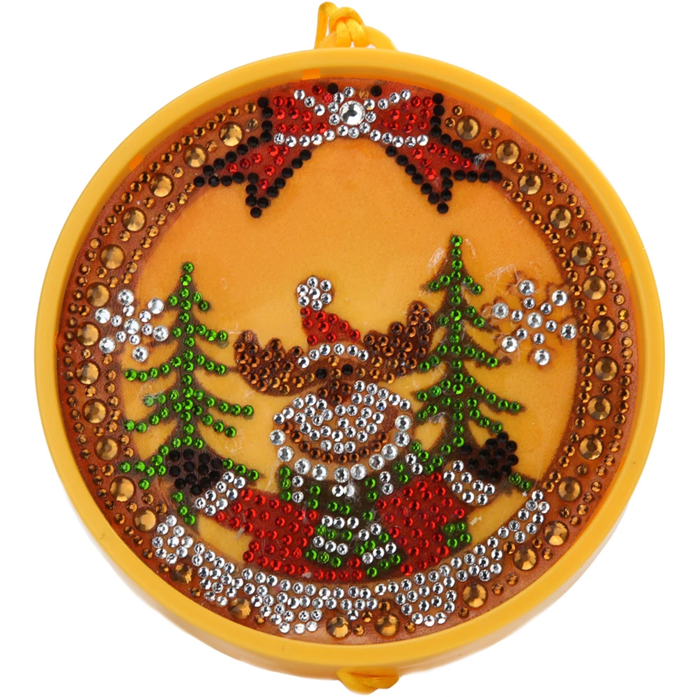 Рождественское украшение сделай сам алмазная живопись со светодиодной