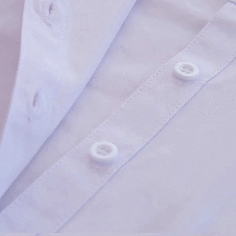 Модные съемные воротники детская хлопковая рубашка без косточек свинцовый