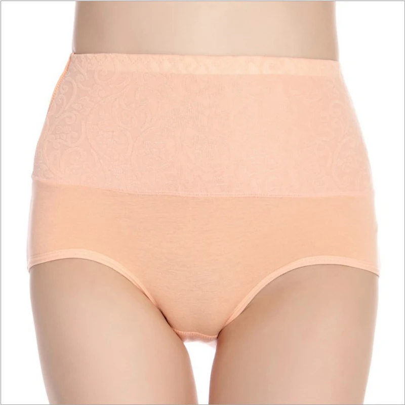 Женское хлопчатобумажное белье трусы с регулировкой талии живота