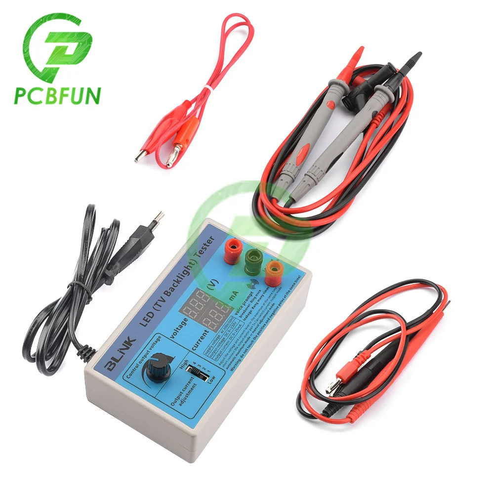 

Цифровой светодиодный тестер чипов EU100-240 В, инструмент для технического обслуживания светодиодных ламп с регулировкой напряжения тока