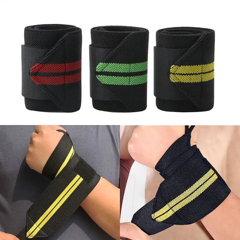 

AOLIKES Weightlifting Wristband Sport Professional Training Hand Bands Wrist Support Straps Wraps Guards For Gym Fitness