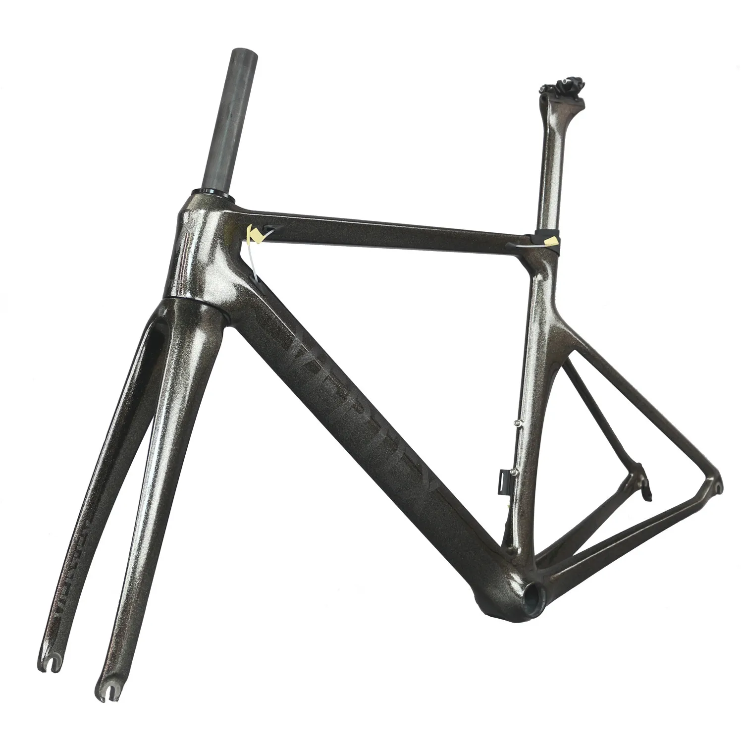 

Sell at a low price clearance finished carbon T800 fiber 48cm Aero road bicycle frame TT-X1