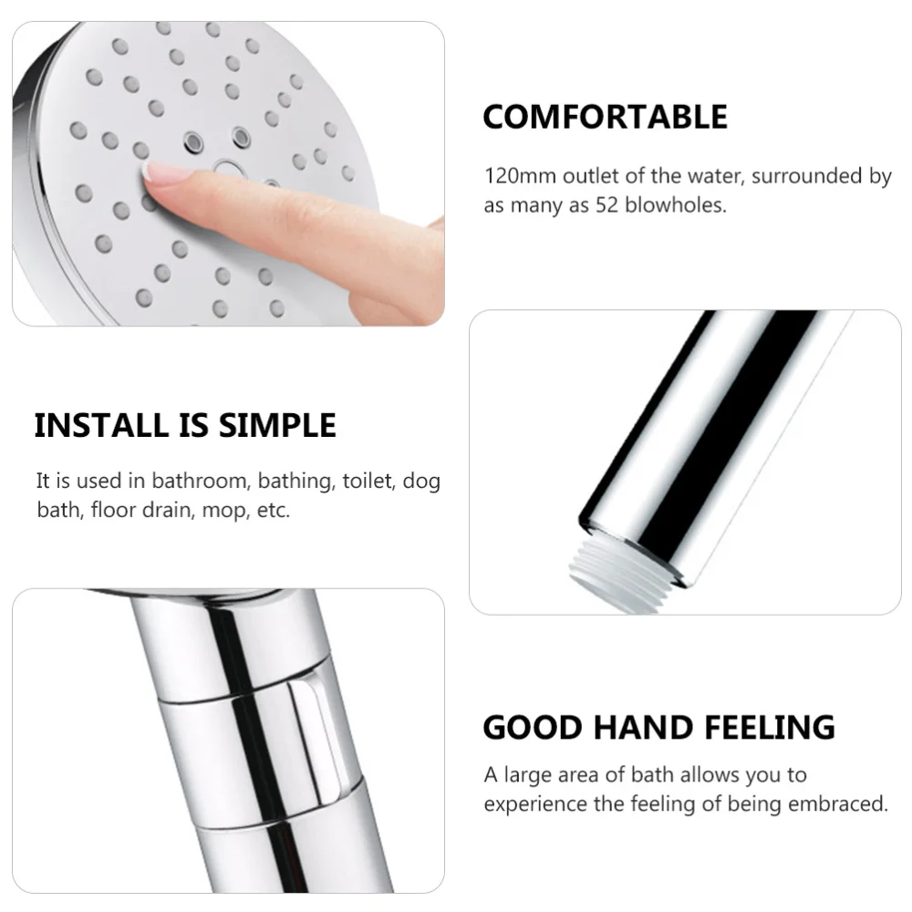 

1Pc High Pressure Shower Nozzle Electroplating Shower Sprinkler