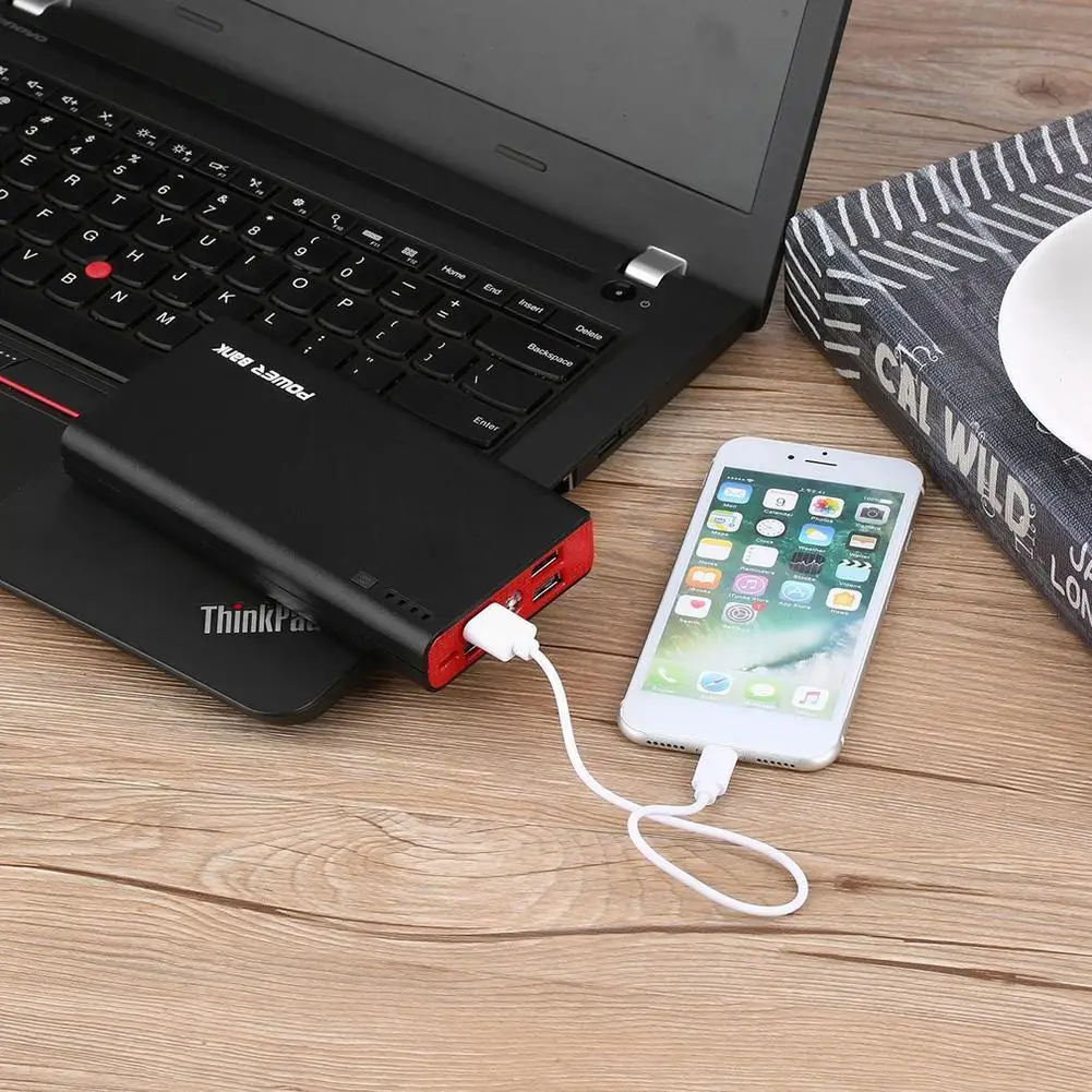 4USB светодиодный Чехол DIY power Bank Kit 6x18650 чехол для зарядного устройства телефона |