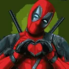 Картина по номерам Дэдпул Love, 40 х 40 см