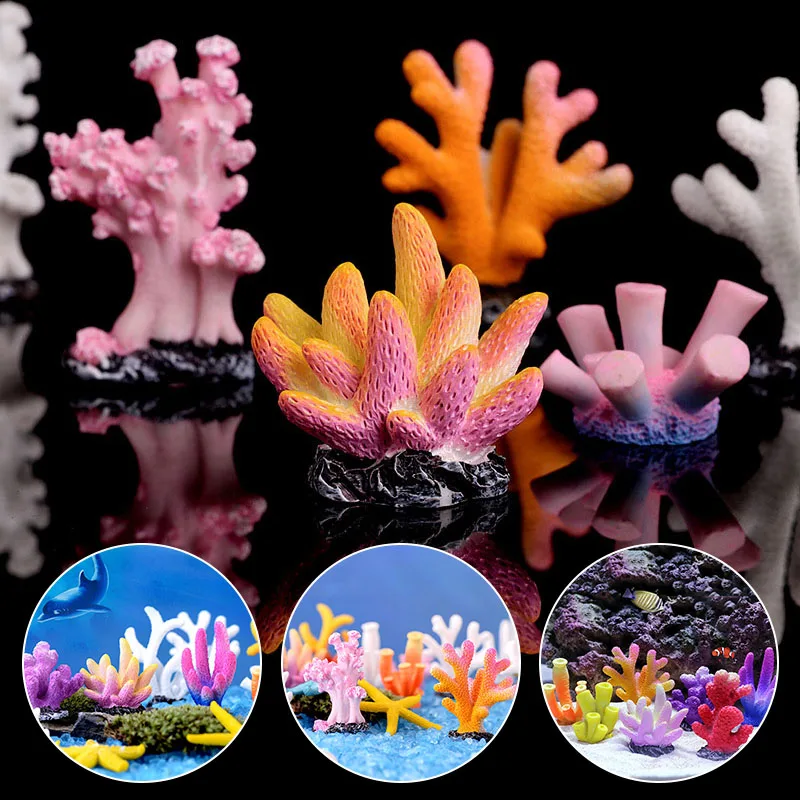 

Resin Coral Decoration, Colorful Fish Tank Decoration, Ornaments, Fish Tank