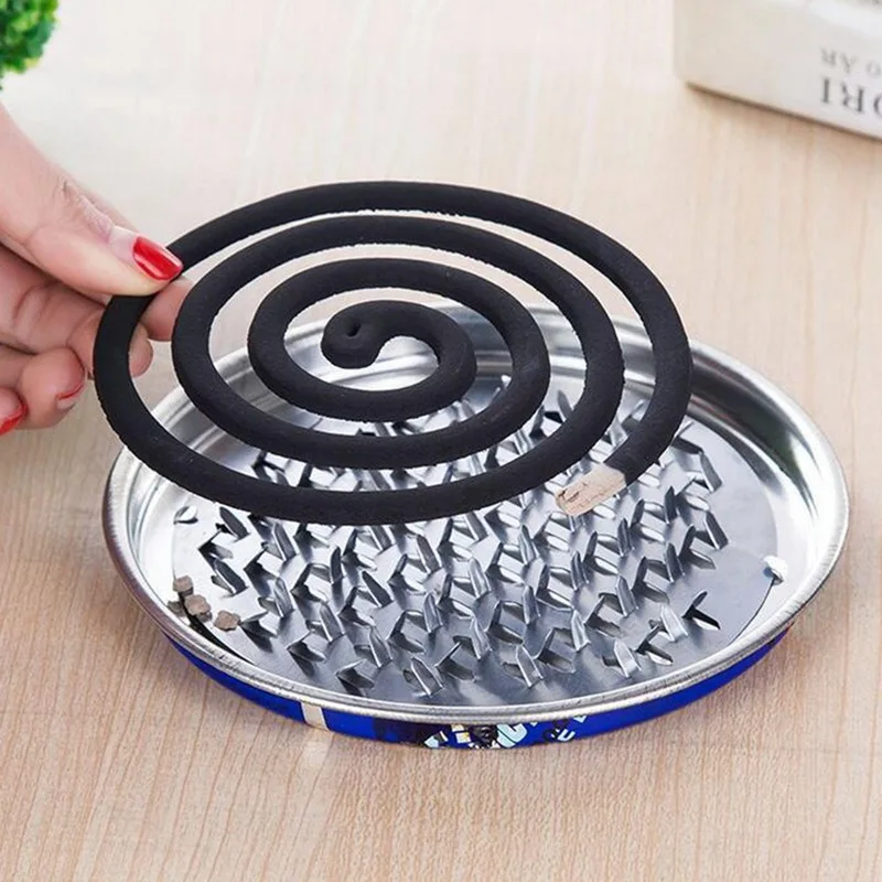 

Mosquito Coils Holder Large Metal Insect Repellent Rack With Cover Selling Mosquito Repellent Incense Plate for Home Outdoor