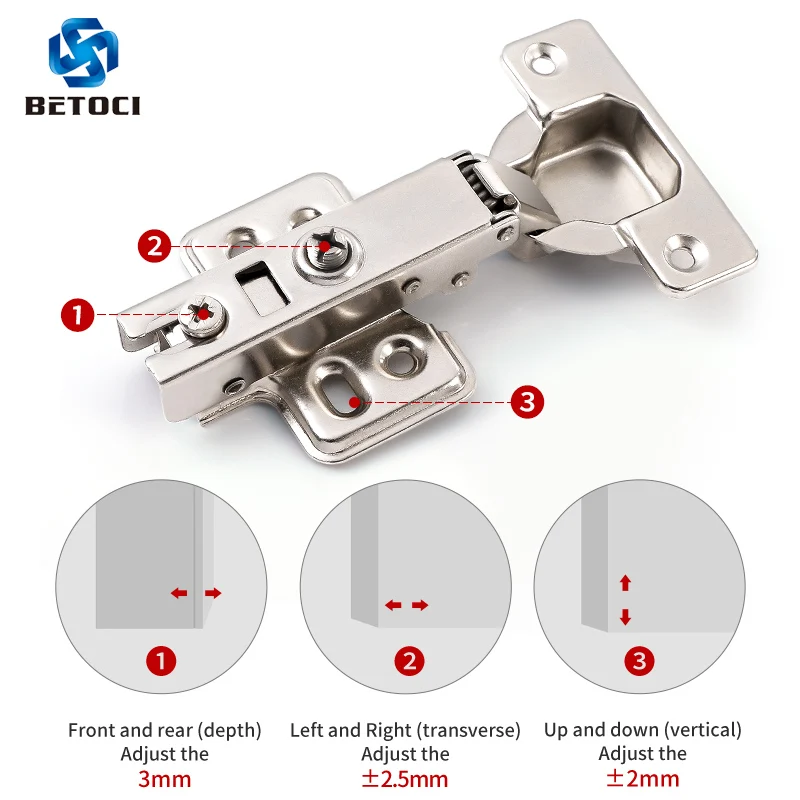 BETOCI Железный гидравлический шарнир кухонный мягкий закрывающий дверной
