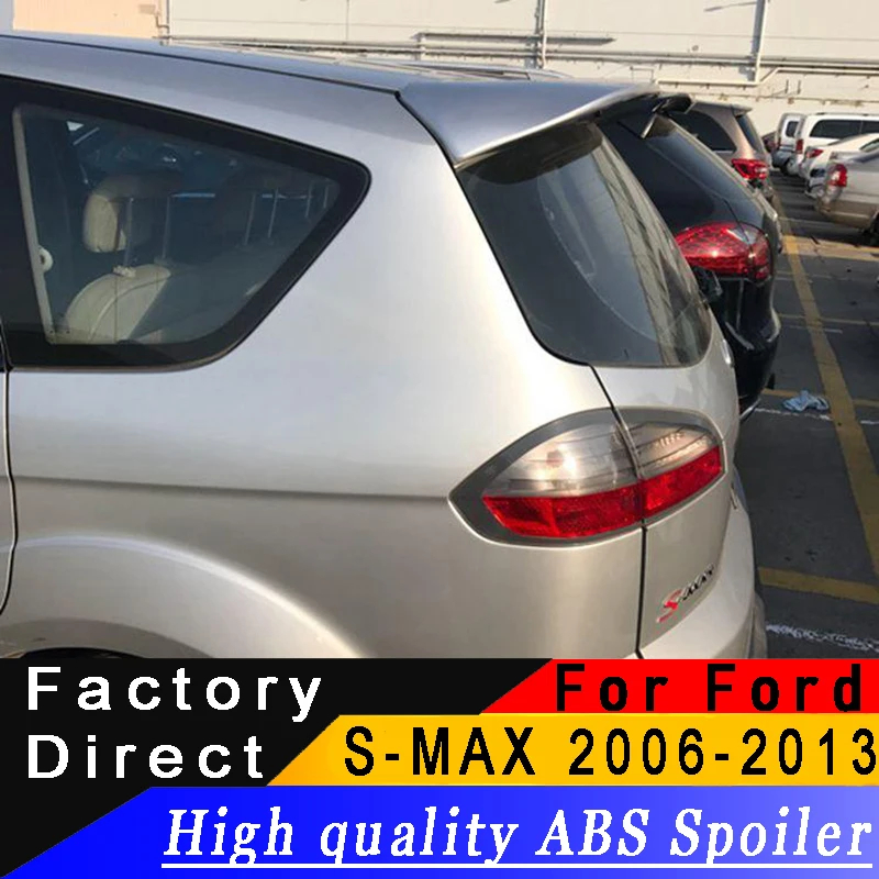 Для Ford S MAX 2006 до 2013 задний спойлер Высокое качество ABS из материала грунтовка DIY