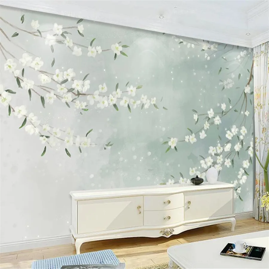 Milofi пользовательские 3d росписи небольшие свежие цветы Гостиная фоновое