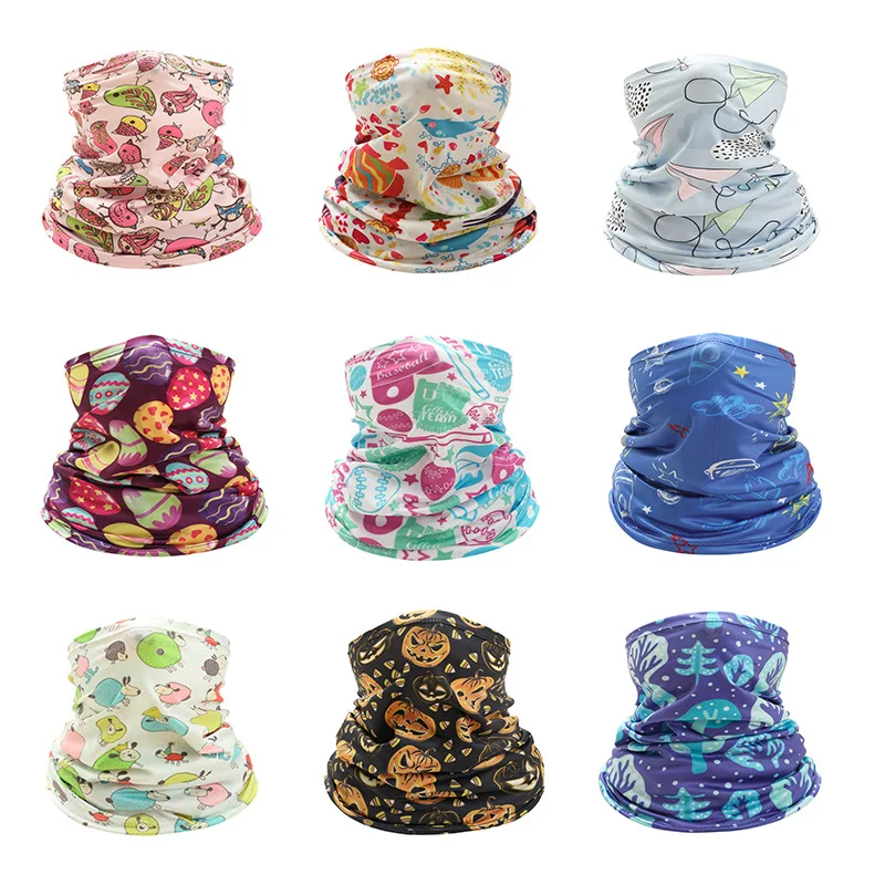 

Детский солнцезащитный шарф из ледяного шелка, весенне-летние спортивные шарфы для маленьких мальчиков и девочек, ветрозащитный шейный вор...