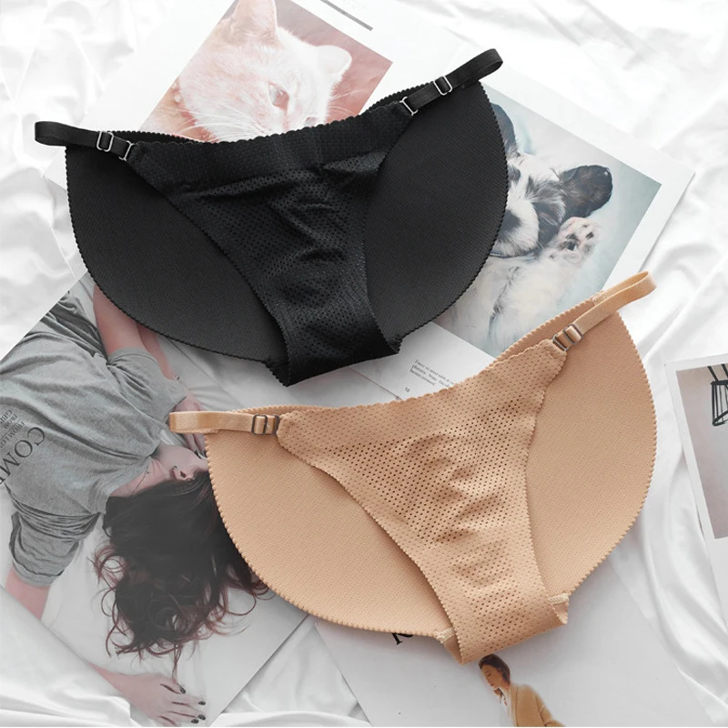 Женские трусики искусственная для ягодиц Pad пуш ап с эффектом живота женские