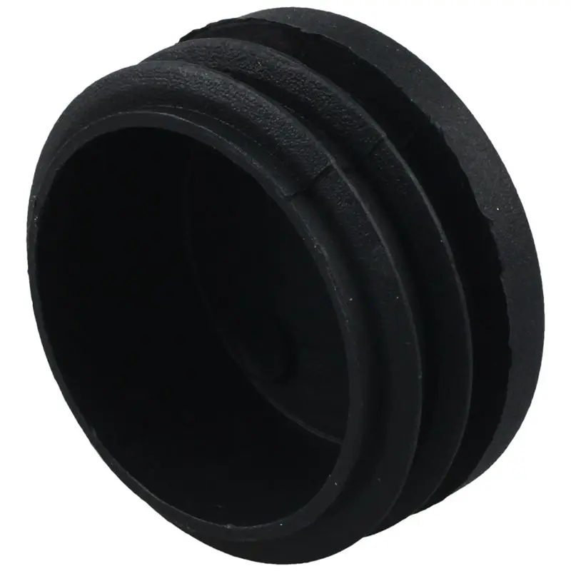 

4 Pcs Black Plastic 40mm Dia Round Tubing Tube Insert Caps Covers
