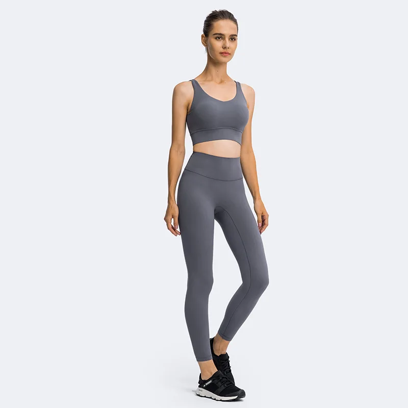 Leggings Gym Fitness Yoga Sport Woman Tights Breathable No Awkward Arc Elasticity Women's Pants High Waist Seamless Leggings