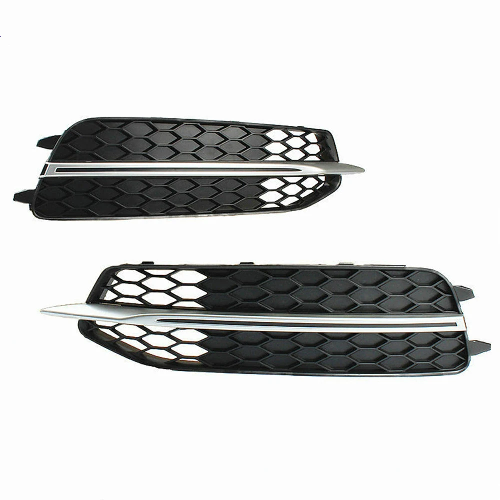 Хром Передний левый правый бампер Нижняя отделка сетчатые решетки крышка без
