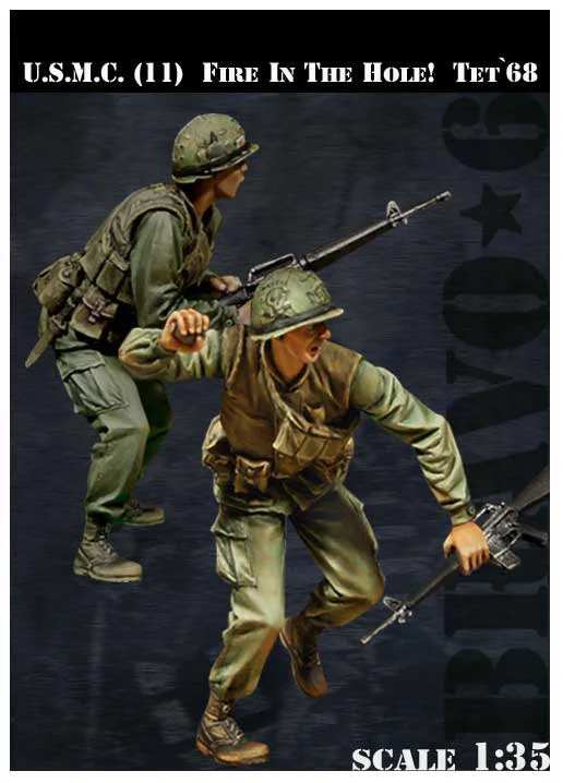 

1/35 resin white model World War II American soldier model requires manual coloring of the model
