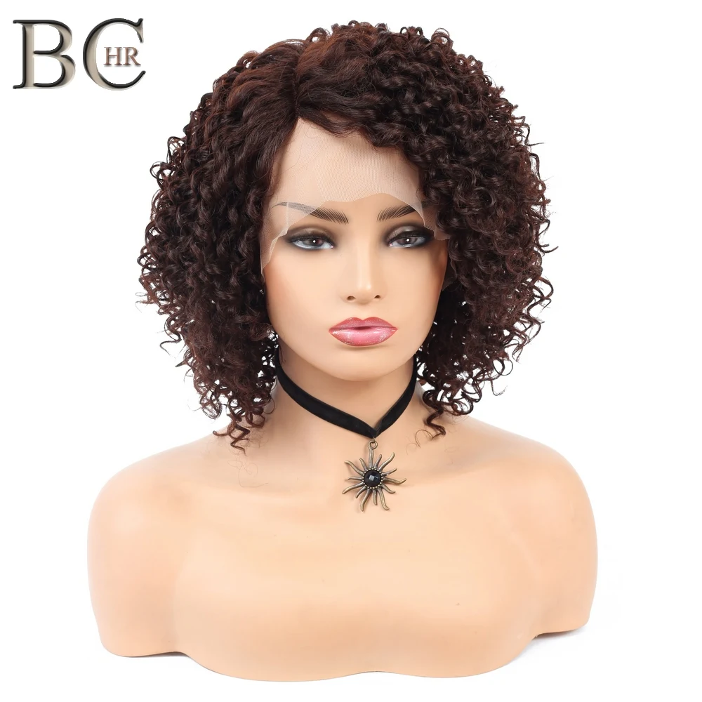 BCHR афро кружевные передние парики коричневые черные синтетические для черных