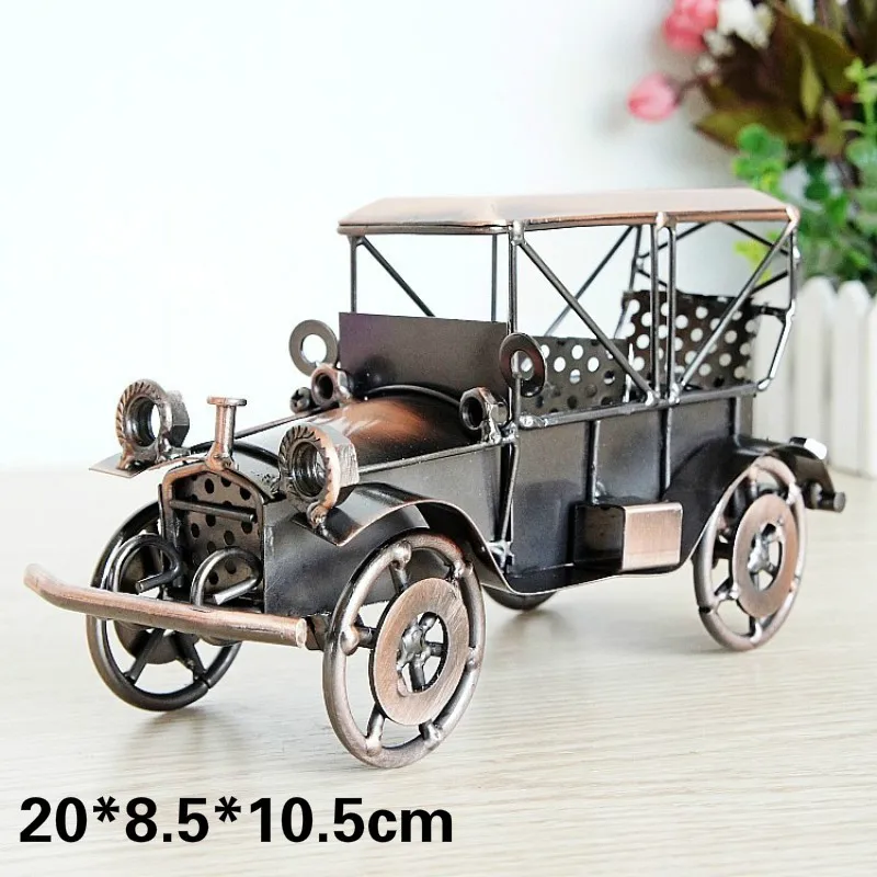 

Pure manual 24 Alloy Study Decoration 1924 Metal Crafts Classic Car Model Decoration Office Original Sports Car Decoration