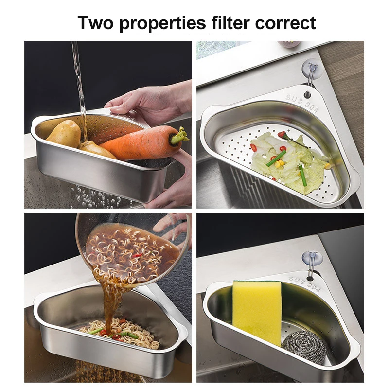 Треугольное ситечко для слива раковины|Дуршлаги и сита| |