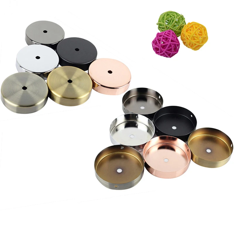 Черно-белая Серебристая бронзовая Потолочная пластина настенное бра крепление