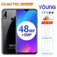 OUKITEL Y4800 6 3 &quotFHD + безрамочный экран в виде капли воды Android 9 0 пирог