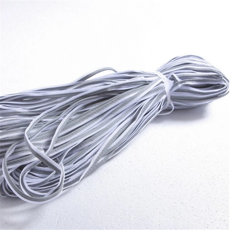 Светоотражающая лента 13 мм Блестящая Серебристая для шитья своими руками