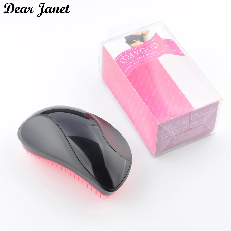 5 шт. милая расческа для волос профессиональная сглаживания 3 вида цветов ABS