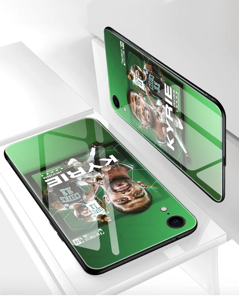 Модные звезды баскетбола из окрашенного закаленного стекла чехол-накладка на